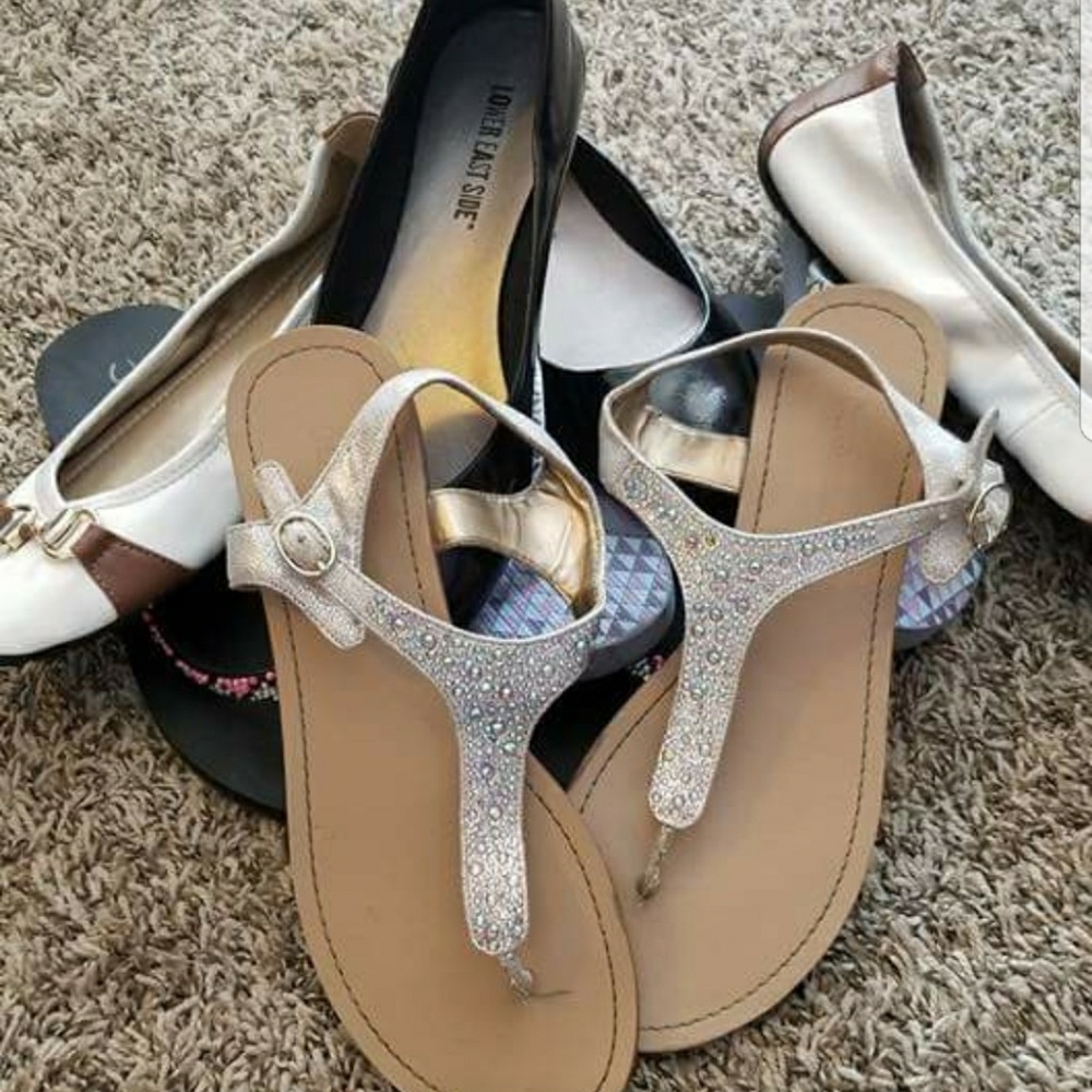 Bundle of summer shoes